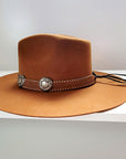 Vegan Leather Hat Band